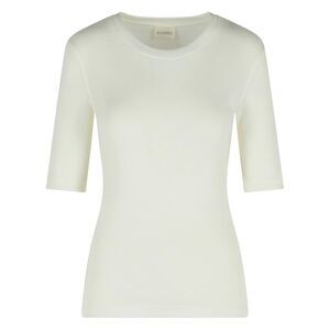 Closed Ivory Cotton Blend T-Shirt Women